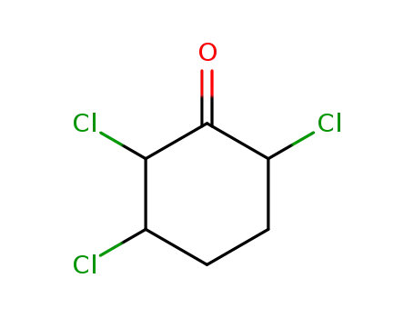Molecular Structure of 58940-80-0 (Cyclohexanone, 2,3,6-trichloro-)
