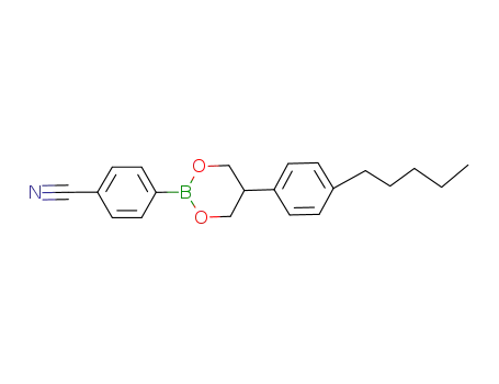 2-(4-cyanophenyl)-5-(4-pentylphenyl)-1,3,2-dioxaborinane