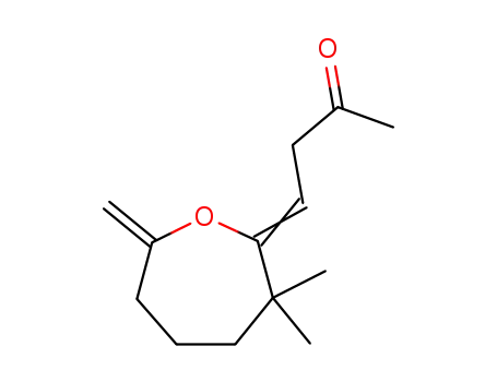 2-Butanone, 4-(3,3-dimethyl-7-methyleneoxepan-2-ylidene)-