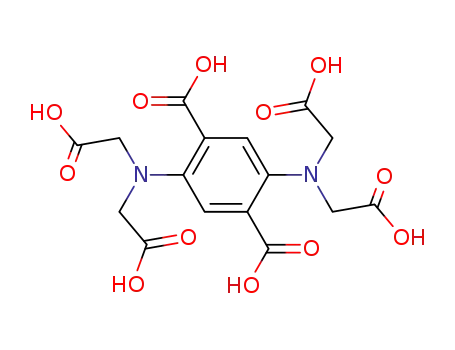 Molecular Structure of 101281-20-3 (2,5-bis-{bis-carboxymethyl-amino}-terephthalic acid)