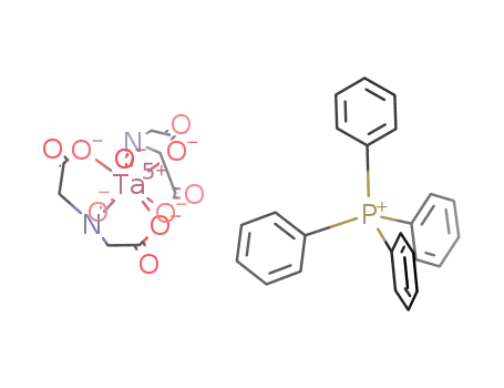 Molecular Structure of 188575-42-0 ([PPh<sub>4</sub>][Ta(2,2'-(hydroxyimino)diacetate)2)])