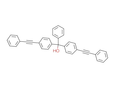 Phenyl-bis-(4-phenylethynyl-phenyl)-methanol