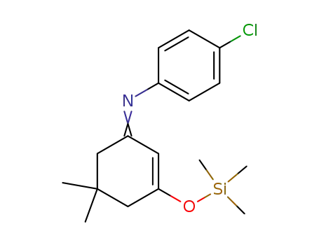 N-(4-Chlorphenyl)-5,5-dimethyl-3-(trimethylsiloxy)-2-cyclohexen-1-imin