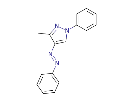 3-methyl-1-phenyl-4-phenylazo-1<i>H</i>-pyrazole