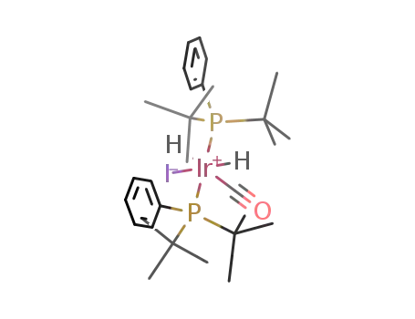 Ir(H)2(P(C<sub>4</sub>H<sub>9</sub>)2C<sub>6</sub>H<sub>5</sub>)2(CO)I