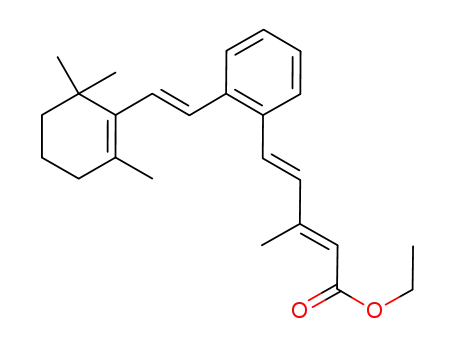(2E,4E)-3-Methyl-5-{2-[(E)-2-(2,6,6-trimethyl-cyclohex-1-enyl)-vinyl]-phenyl}-penta-2,4-dienoic acid ethyl ester