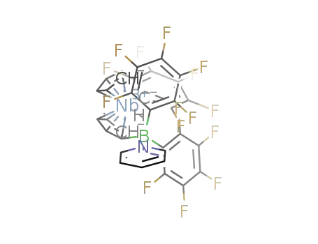 CpNb(C6F5)(H)(η5-C5H4B(Py)(C6F5)2)