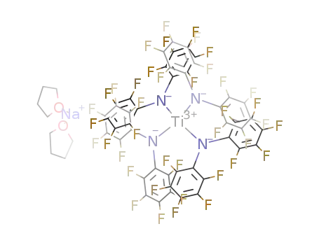 sodium bis(tetrahydrofuran) tetrakis(decafluorodiphenylamido) titanium(III)