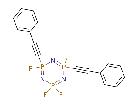 1,3,5,2,4,6-Triazatriphosphorine,
2,2,4,6-tetrafluoro-2,2,4,4,6,6-hexahydro-4,6-bis(phenylethynyl)-