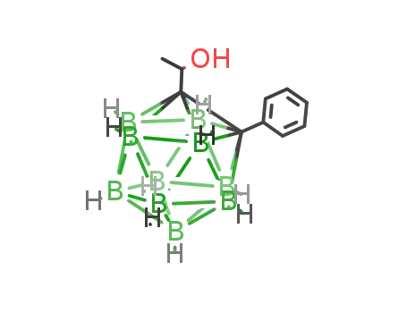 1-(CH(CH<sub>3</sub>)OH)-2-(C<sub>6</sub>H<sub>5</sub>)-1.2-C<sub>2</sub>B<sub>10</sub>H<sub>10</sub>