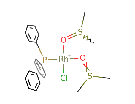[RhCl(P(C<sub>6</sub>H<sub>5</sub>)3)(SO(CH<sub>3</sub>)2)2]