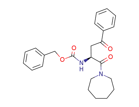 (S)-2-benzyloxycarbonylamino-4-oxo-4-phenyl-butanoyl azepanine