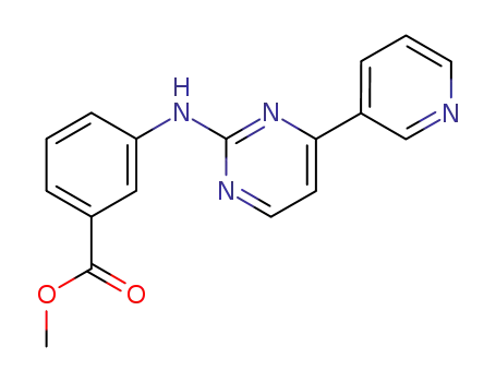 3-[[4-(3-pyridinyl)-2-pyrimidinyl]amino]benzoic acid methyl ester