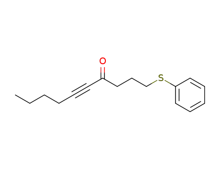 Molecular Structure of 89351-93-9 (5-Decyn-4-one, 1-(phenylthio)-)