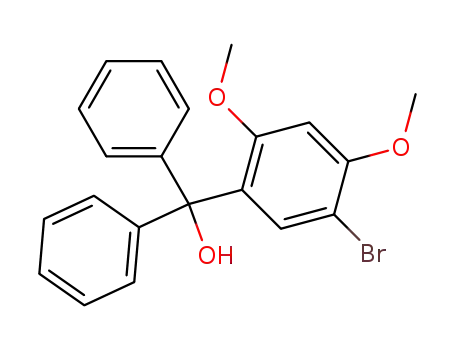 (5-bromo-2,4-dimethoxy-phenyl)-diphenyl-methanol