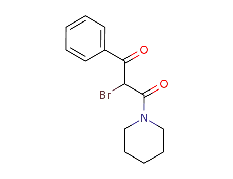 Molecular Structure of 326900-51-0 (2-bromo-1-phenyl-3-piperidin-1-yl-propane-1,3-dione)