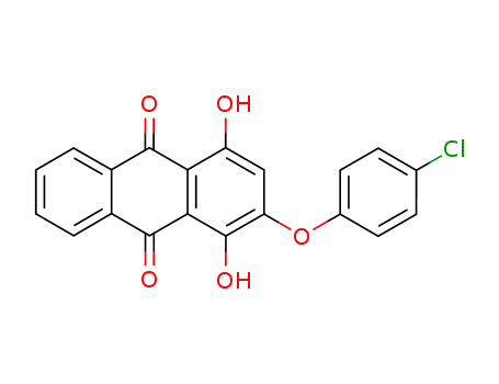 2-(4-chloro-phenoxy)-1,4-dihydroxy-anthraquinone