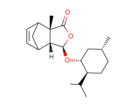 (2S,5R,6R)-5-((1R,2S,5R)-2-Isopropyl-5-methyl-cyclohexyloxy)-2-methyl-4-oxa-tricyclo[5.2.1.0<sup>2,6</sup>]dec-8-en-3-one