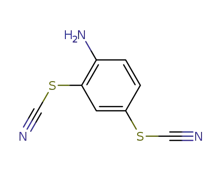 Molecular Structure of 83543-09-3 (2,4-bis-thiocyanato-aniline)