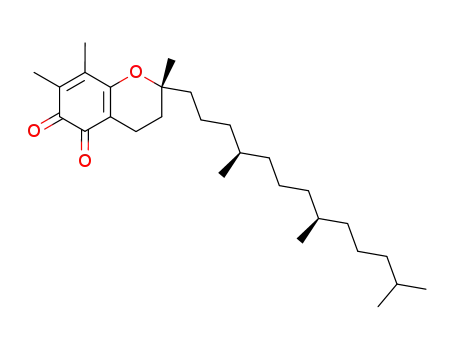 Molecular Structure of 131615-85-5 (2,7,8-trimethyl-2-(4,8,12-trimethyltridecyl)-3,4-dihydro-2H-chromene-5,6-dione)