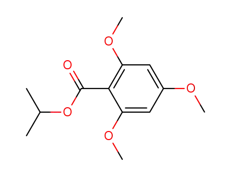 Molecular Structure of 142232-20-0 (Benzoic acid, 2,4,6-trimethoxy-, 1-methylethyl ester)