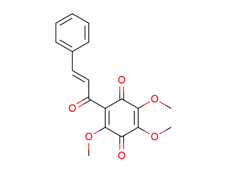 3.5.6-trimethoxy-2-<i>trans</i>-cinnamoyl-benzoquinone-(1.4)
