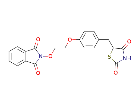 5-[4-(2-phthalimidooxyethoxy)-benzyl]thiazolidine-2,4-dione