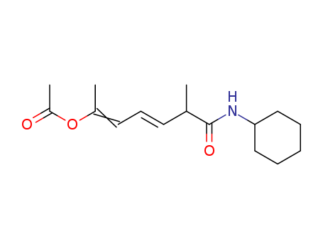 3,5-Heptadienamide, 6-(acetyloxy)-N-cyclohexyl-2-methyl-