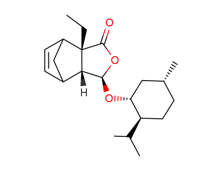 (2S,5R,6R)-2-Ethyl-5-((1R,2S,5R)-2-isopropyl-5-methyl-cyclohexyloxy)-4-oxa-tricyclo[5.2.1.0<sup>2,6</sup>]dec-8-en-3-one