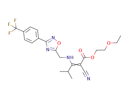C<sub>21</sub>H<sub>23</sub>F<sub>3</sub>N<sub>4</sub>O<sub>4</sub>