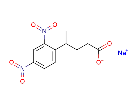4-(2,4-dinitrophenyl)pentanoic acid sodium salt