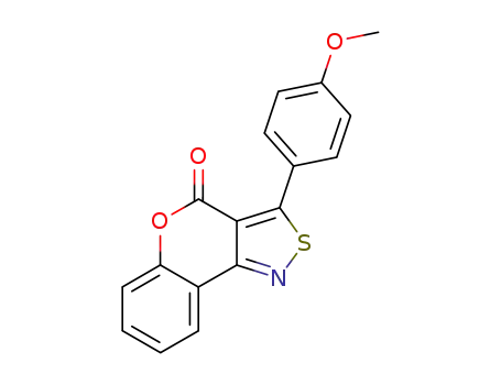 3-(4-methoxy-phenyl)-chromeno[4,3-c]isothiazol-4-one