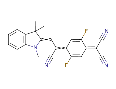 Propanedinitrile,
[4-[1-cyano-2-(1,3-dihydro-1,3,3-trimethyl-2H-indol-2-ylidene)ethylidene
]-2,5-difluoro-2,5-cyclohexadien-1-ylidene]-