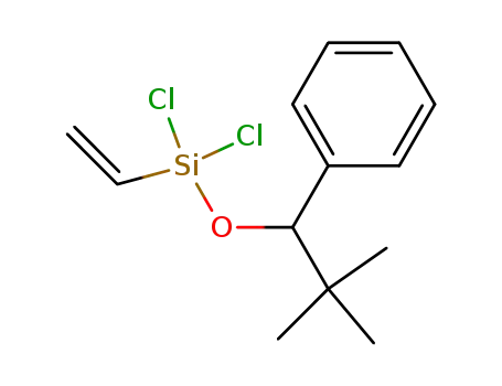 Dichloro-(2,2-dimethyl-1-phenyl-propoxy)-vinyl-silane