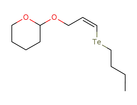 2-((Z)-3-Butyltellanyl-allyloxy)-tetrahydro-pyran