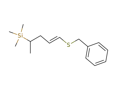 (E)-1-benzylthio-4-trimethylsilyl-1-pentene