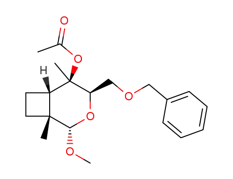 methyl 4-O-acetyl-6-O-benzyl-2,3-dideoxy-2,3-C-ethylene-2,4-di-C-methyl-α-D-talopyranoside