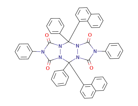 5,11-Di-naphthalen-1-yl-2,5,8,11-tetraphenyl-bis[1,2,4]triazolo[1,2-a;1',2'-d][1,2,4,5]tetrazine-1,3,7,9-tetraone