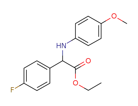 ethyl 2-(4-fluorophenyl)-2-(4-methoxyphenylamino) acetate