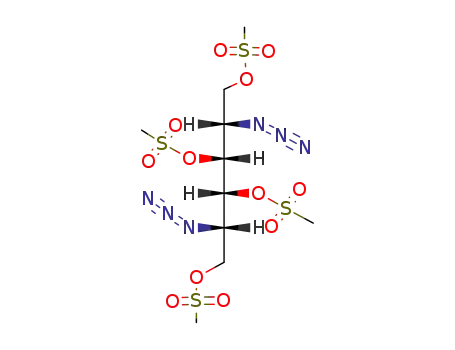 2,5-diazido-2,5-dideoxy-1,3,4,6-tetra-O-(methylsulfonyl)-L-iditol