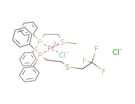 [PtCl(κ2-(2-methylthioethyl)diphenylphosphine)((2-(2,2,2-trifluoroethane)thioethyl)diphenylphosphine)]Cl