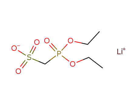 Methanesulfonic acid, (diethoxyphosphinyl)-, lithium salt