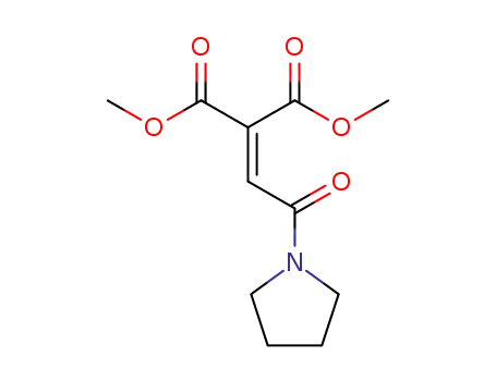 Propanedioic acid, [2-oxo-2-(1-pyrrolidinyl)ethylidene]-, dimethyl ester