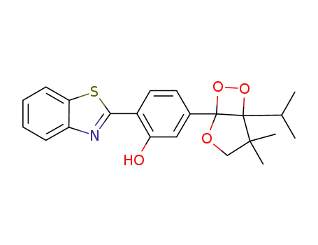 1-[4-(benzothiazol-2-yl)-3-hydroxyphenyl]-5-isopropyl-4,4-dimethyl-2,6,7-trioxabicyclo[3.2.0]heptane
