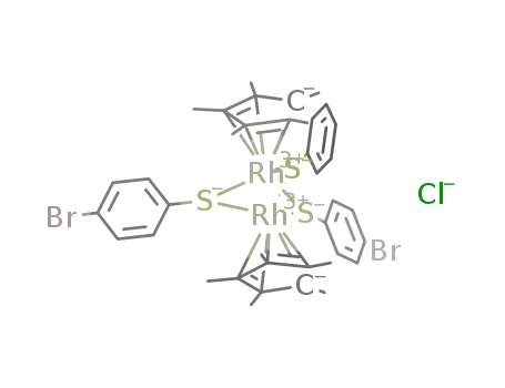 [(η5-Me5C5)Rh(μ-SPh)(μ-S-p-BrC6H4)2Rh(η5-Me5C5)]Cl