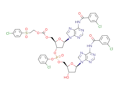 C<sub>49</sub>H<sub>41</sub>Cl<sub>4</sub>N<sub>10</sub>O<sub>14</sub>PS