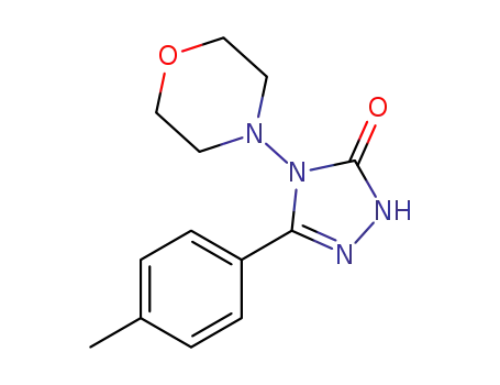 5-(4-methylphenyl)-4-morpholin-4-yl-2,4-dihydro-3H-1,2,4-triazol-3-one