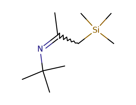 tert-Butyl-[1-methyl-2-trimethylsilanyl-eth-(Z)-ylidene]-amine