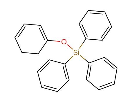 Molecular Structure of 116760-57-7 ((Cyclohexa-1,3-dienyloxy)-triphenyl-silane)