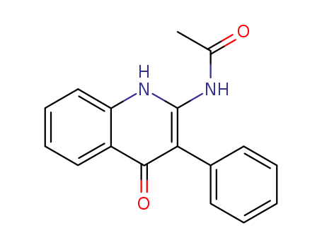 2-acetylamino-3-phenyl-4-quinolone